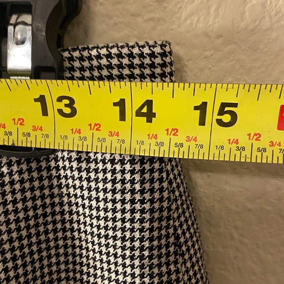 Talbots Black & White Houndstooth Pencil Skirt - Picture 11 of 12